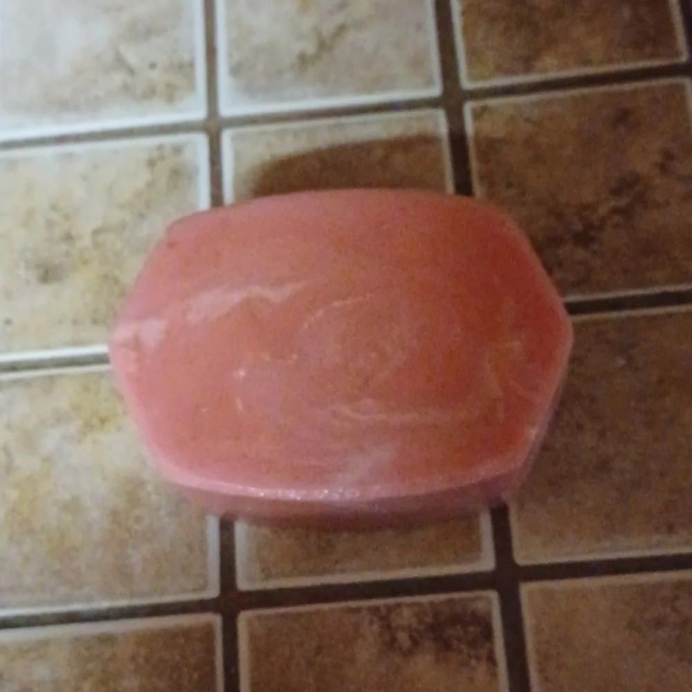 Pink Heart & Round Soap Stone Trinkets